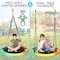 Serenelife Saucer Swing with Tree Hang Kit, 40 in Outdoor Tree Swing, 2 Adjustable Hanging Rope Straps and SLSWNG100RB - alternate 1